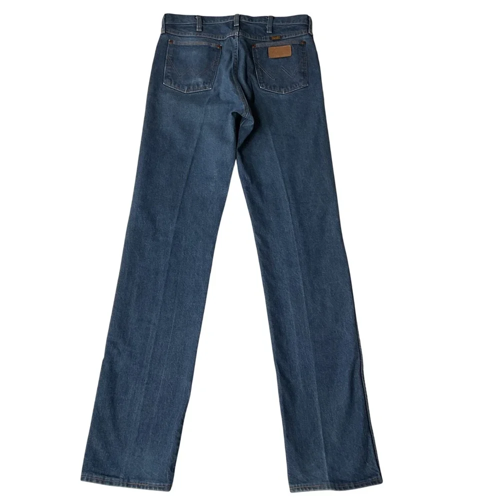 Wrangler Men's Original Fit Rigid Frontier‎ Relaxed Straight Denim Jeans Size 34